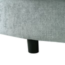 Modern Chaise Lounge Upholstered Sofa Couch With Tufted Seat And Detachable Pillows For Living Room