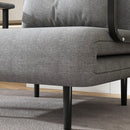 3 In 1 Convertible Folding Sofa Bed With Adjustable Backrest And Pillow