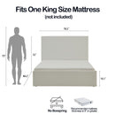 Lucas - Tall Headboard Upholstered Bed