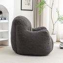 Comfy Bean Bag Chair With Filler, Fluffy And Cozy Seating