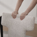 Armless Curved Back Accent Chairs