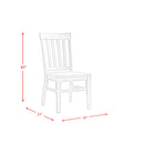 Lakeview - Slat Back Side Chair (Set of 2) - Natural Finish