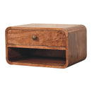 Curve Upper Slot Floating Nightstand