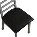 Metal Dining Chairs With Steel Legg, High Back Armless Design