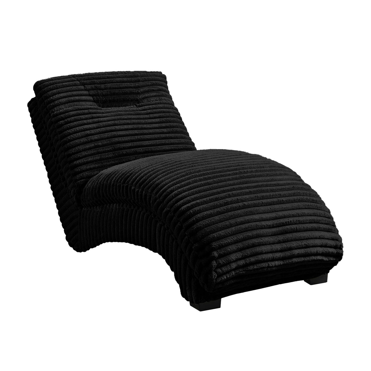 Dominick II Chaise in Black by Elements International, view 2