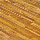 7 Piece Outdoor Modern Dining Set With Stackable Chairs