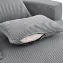 360° Swivel Accent Barrel Chair With Dual Layer Cushion And 3 Removable Pillows