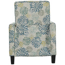 Push Back Upholstered Recliner Armchair