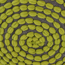 River - Handcrafted Cylindrical Pouf Water Resistant Fabric