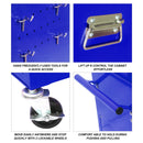 6 Drawer Lockable Tool Cabinet On Wheels, Steel Rolling Tool Chest With Detachable Toolbox