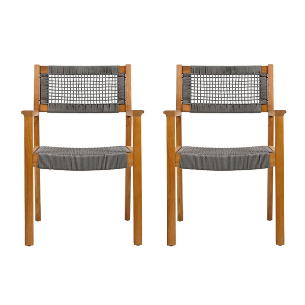 Outdoor Dining Patio Chairs (Set of 2)