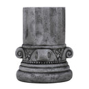 Outdoor End Table, Round Side Table For Patio And Garden - Antique Grey