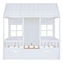 House Bed With Twin Size Trundle, Daybed
