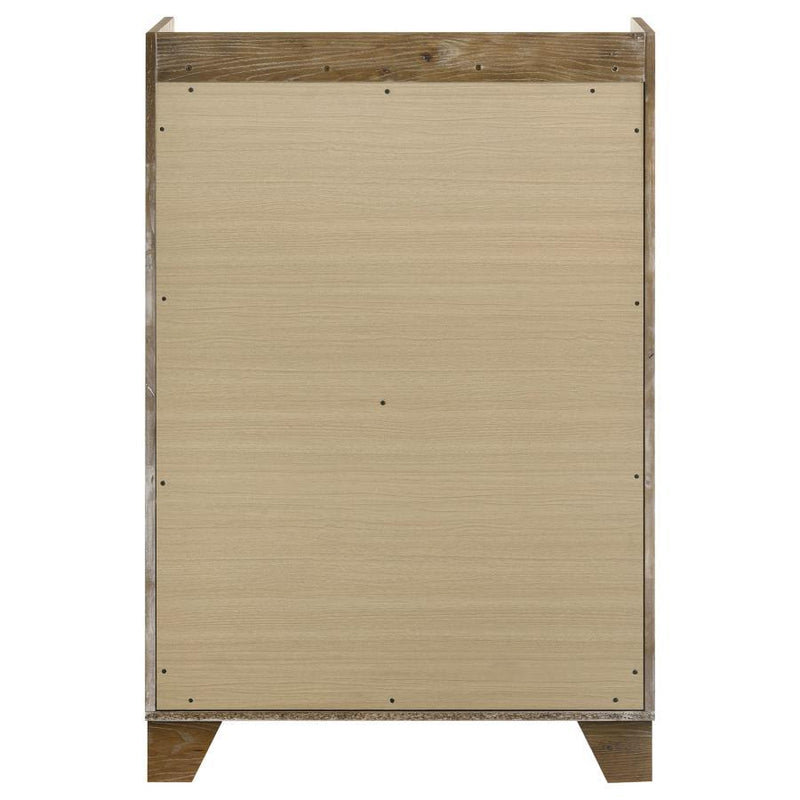 Henderson - 5-Drawer Bedroom Chest Of Drawers - Medium Oak