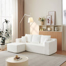 Modular Cloud Sectional Couch With L Shape Chaise, Deep Seat
