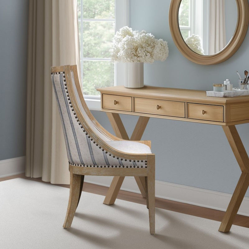 Upholstered Dining Chair With Nailhead Trim