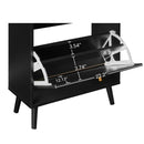 Allen - Rattan 2 Door 1 Drawer Cabinet Shoe Rack For Entrance