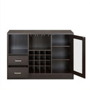 Hazen - 33" Wine Cabinet - Espresso