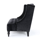 Nurturing - Upholstered Loveseat With Wing Back And Diamond Tufting