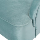 Modern Classic Shell Backed Loveseat