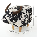 Cow Shaped Ottoman Footstool