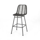 Sawtelle - Outdoor Wicker Barstools (Set of 2)