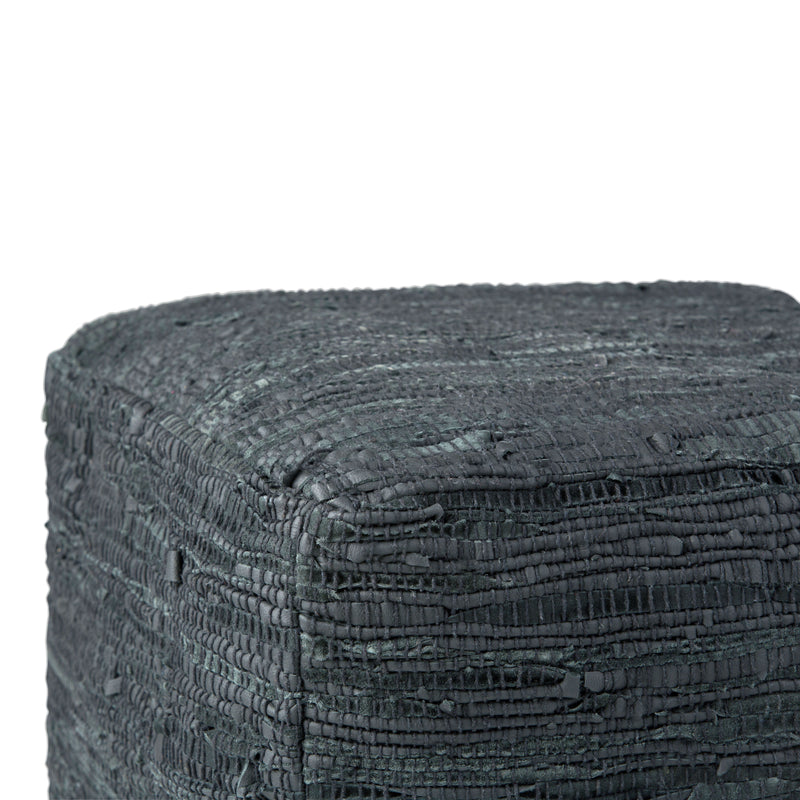 Fredrik - Handcrafted Square Pouf