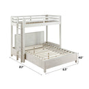 Celerina - Queen Bed - Weathered White Finish - Atlantic Fine Furniture Inc