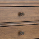 Carlton - Bedside Table - Rustic Natural Aged Brown