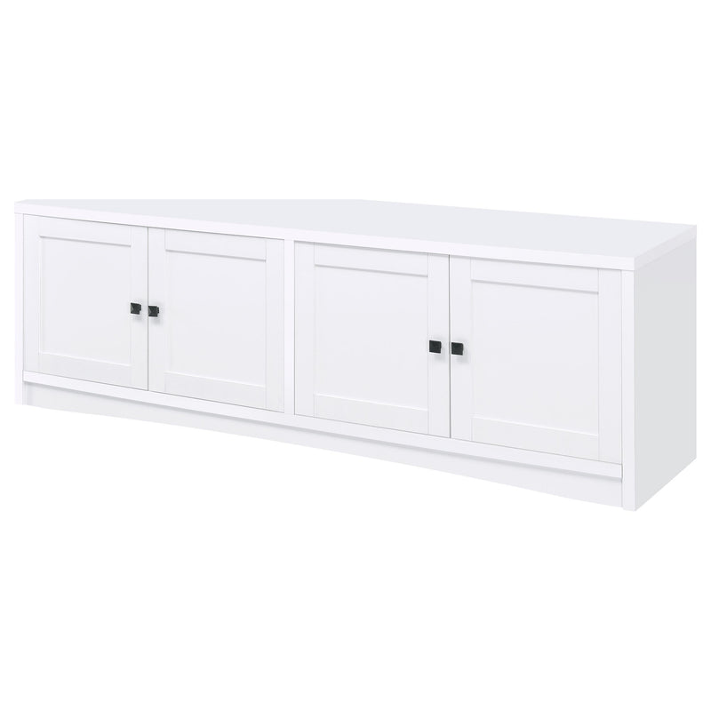 Laughlin - 3-piece Entertainment Center TV Stand - White