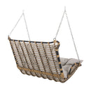 Arruda - Outdoor Wicker Porch Swing With Cushions