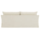 Shane - Sofa With 2 Pillows - Beige Linen