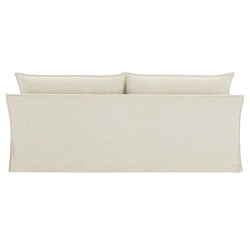 Shane - Sofa With 2 Pillows - Beige Linen