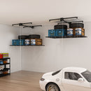 4 X 8 Ft Overhead Garage Storage Rack - Black