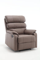 Modern Soft, Manual Recliner Chair - Brown