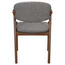 Malone - Padded Wood Dining Arm Chair (Set of 2) - Dark Walnut