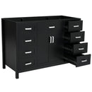 Bathroom Vanity Cabinet Only With 2 Soft Close Doors And 8 Drawers