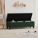Glouster - Storage Ottoman - Retro Green