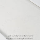 Double Sink Bathroom Vanity With Quartz Countertop