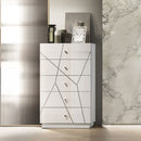 Esther - Chest - White / Silver