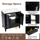 Bathroom Vanity With Sink, Soft Closing Door, Multi Functional Storage