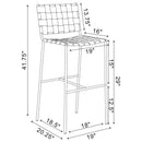 Adelaide - Upholstered Height Stool