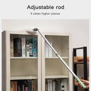 Long Handle Duster With Extension Bar, Home Dust Collector - White
