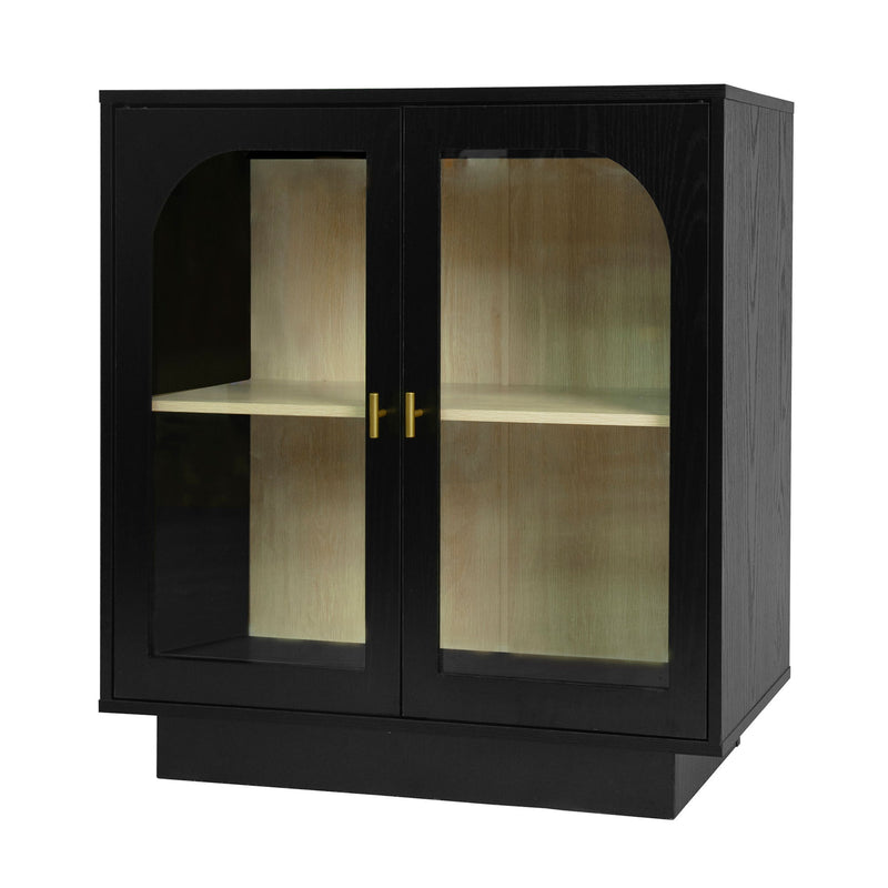 Storage Cabinet With Acrylic Door For Living Room