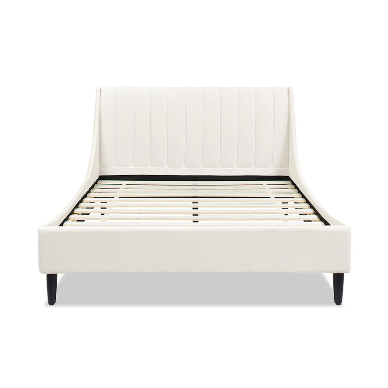 Aspen - Vertical Tufted Modern Headboard Platform Bed Set