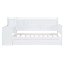 Daybed With 3 Drawers USB Ports And Desk