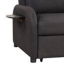 Versatile Pull Out Sofa Sleeper 3 In 1 With Wing Table & USB Charge, Compact Design