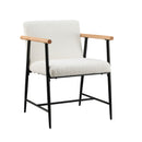 Modern Dining Chair With Iron Frame (Set of 2)