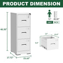 Modern Drawer Metal Vertical File Cabinet With Lock And Card Slot For Office