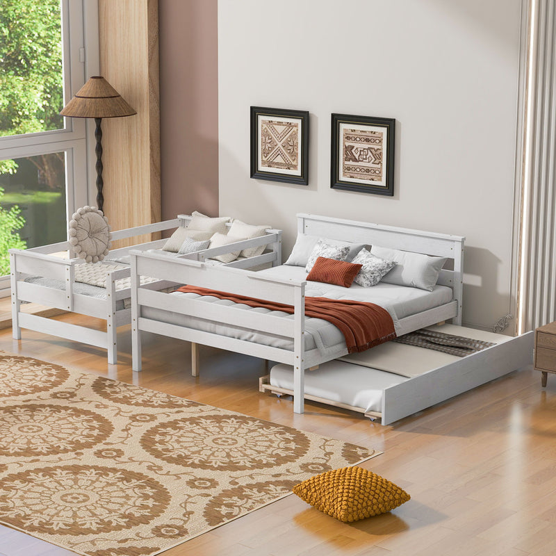 Detachable Design Bunk Bed With Ladder